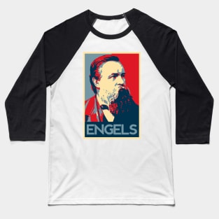 Engels 'Hope' Poster Baseball T-Shirt